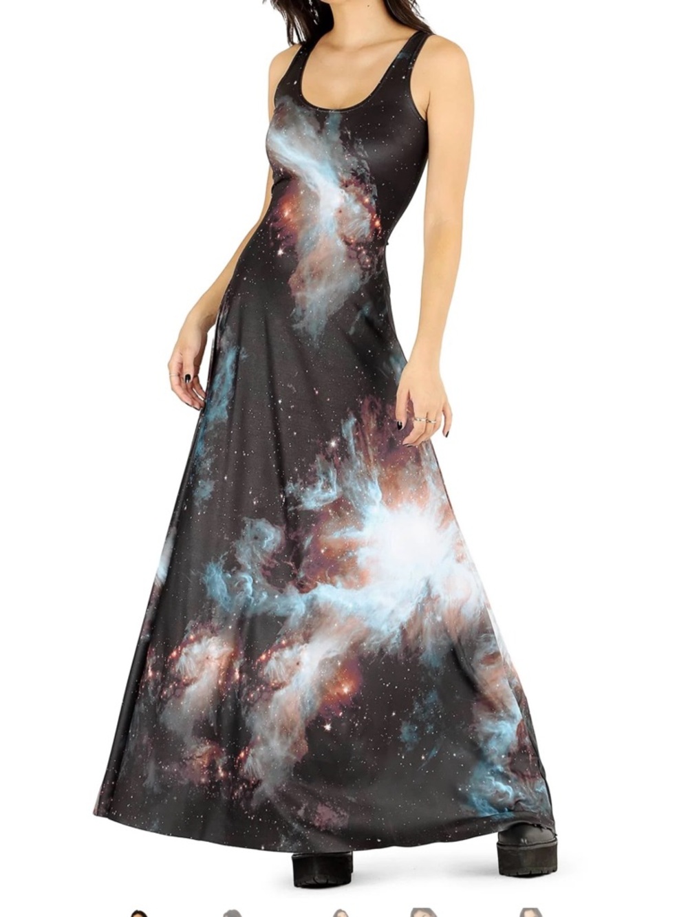 Blackmilk Black Galaxy Maxi Dress - RARE VAULT ITEM